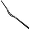 31.8mm Bike Swallow Handlebar 580/600/620/640/660/680/700/720/740/760mm Carbon Fiber mountain bikes Riser Bar Bicycle Bars for DH XC AM 22mm bar end diameter (Color : Black, Size : 660mm) view 1