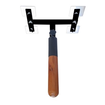 YANBI Wing Chun Dummy Training Wooden Wing Chun Man, Adjustable Height Wing Chun Dummy with Spring, Kung Fu Dommy Model Training Equipment, Easy to Install (Color : Style 1)