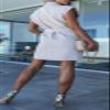 Women's Sleeveless Lapel V Neck Button Belted Bodycon Sexy Nightclub Party Vest Blazer Dress White view 4