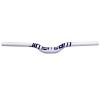 FukkeR Bike Riser Handlebar 31.8mm Length 580/600/620/640/660/680/700/720/740/760mm Carbon Fiber Bicycle Bar for Road Hybrid Bikes BMX DH XC Handlebars (Color : White Purple, Size : 580mm) view 1