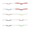 FukkeR Bike Riser Handlebar 31.8mm Length 580/600/620/640/660/680/700/720/740/760mm Carbon Fiber Bicycle Bar for Road Hybrid Bikes BMX DH XC Handlebars (Color : White Purple, Size : 580mm) view 3