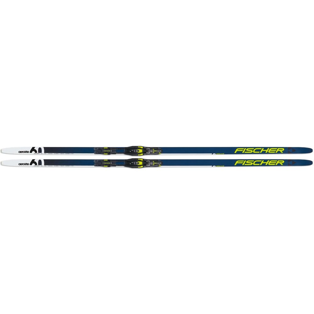 Fischer Unisex Aerolite-Skate-60 Adult Durable Stable Balanced Sport Lightweight Nordic Race Skating Snow Skis without Bindings, 176