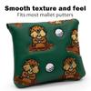 Barudan Golf Groundhog Golf Putter Head Cover Headcover Magnetic - Square Mallet Putter Headcover - Synthetic Leather Golf Headcover fits for Most Putters Gifts for Men view 2