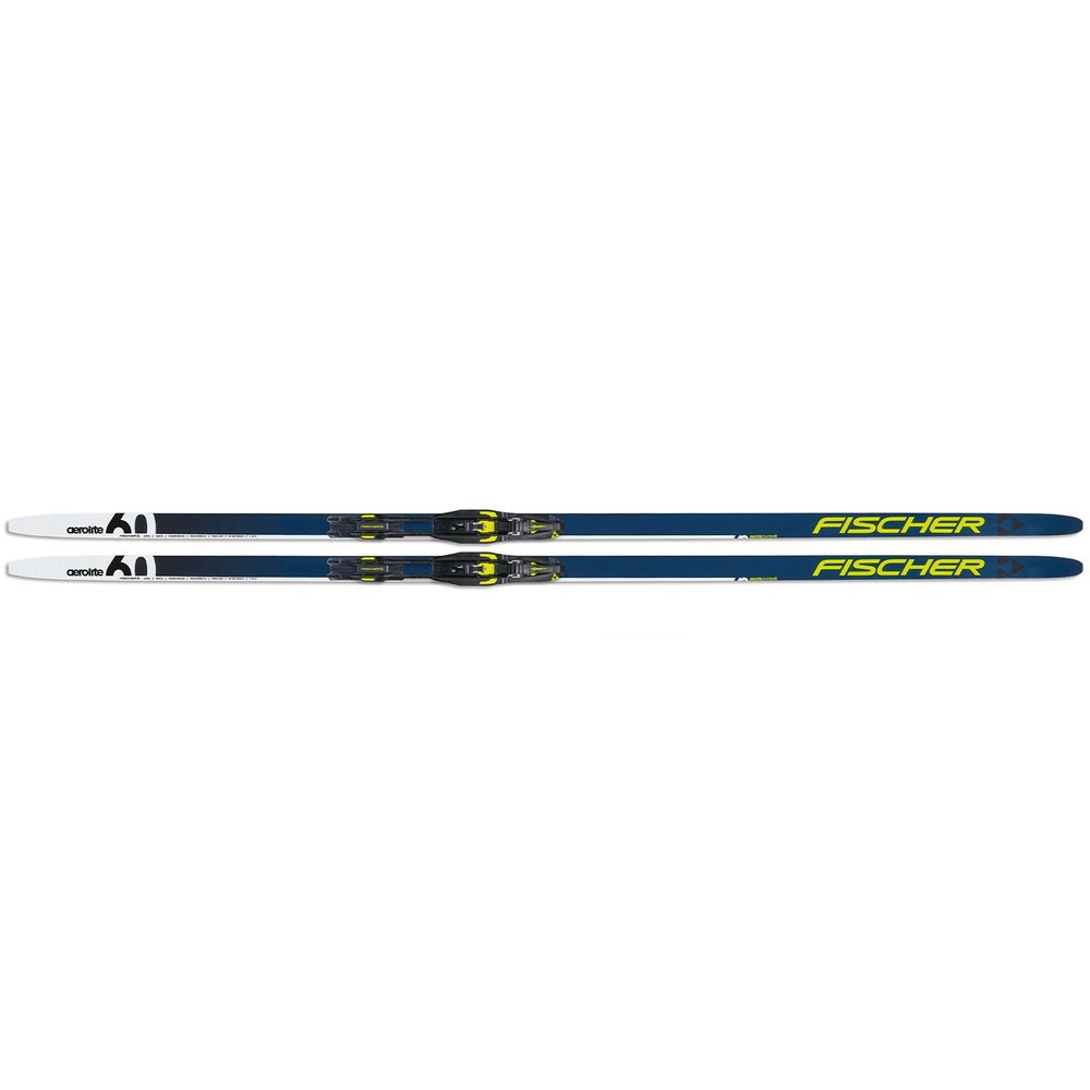 Fischer Unisex Aerolite-Skate-60 Adult Durable Stable Balanced Sport Lightweight Nordic Race Skating Snow Skis Without Bindings, 181