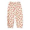 Easygou Toddler Casual Long Pants Trousers Summer Fall Kids Baby Boy Girl Cotton Linen Bloomer Elastic Basic Harem Pants Joggers 1-8T (Z# Cherries,3-4T,US,Age,3 Years,4 Years,Little Kid) view 1
