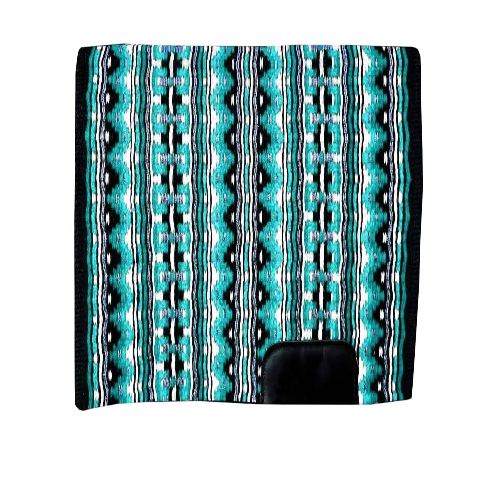 Western Horse Saddle Pad Blanket Show Ranch Pad Custom Handmade New Zealand Wool Oversized 34" x 42" | 34" x 40" | 34" x 38" ME-WSP-064 (34" x 38")