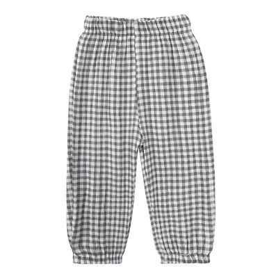 Easygou Toddler Casual Long Pants Trousers Summer Fall Kids Baby Boy Girl Cotton Linen Bloomer Elastic Basic Harem Pants Joggers 1-8T (Z# Gray,4-5T,US,Age,4 Years,5 Years,Little Kid)