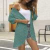Cardigan for Women Fall Comfy Open Front Lightweight Cardigan Solid Long Sleeve Loose Sweaters Outerwear with Pockets view 2