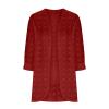 Cardigan for Women Fall Comfy Open Front Lightweight Cardigan Solid Long Sleeve Loose Sweaters Outerwear with Pockets view 4