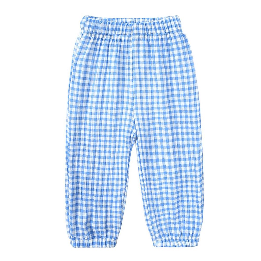 Easygou Toddler Casual Long Pants Trousers Summer Fall Kids Baby Boy Girl Cotton Linen Bloomer Elastic Basic Harem Pants Joggers 1-8T (Z# Blue,1-2T,US,Age,1 Year,2 Years,Toddler)