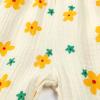 Easygou Toddler Casual Long Pants Trousers Summer Fall Kids Baby Boy Girl Cotton Linen Bloomer Elastic Basic Harem Pants Joggers 1-8T (Z# Yellow Flower,4-5T,US,Age,4 Years,5 Years,Little Kid) view 3