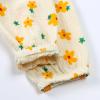 Easygou Toddler Casual Long Pants Trousers Summer Fall Kids Baby Boy Girl Cotton Linen Bloomer Elastic Basic Harem Pants Joggers 1-8T (Z# Yellow Flower,4-5T,US,Age,4 Years,5 Years,Little Kid) view 4