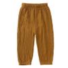 Easygou Toddler Casual Long Pants Trousers Summer Fall Kids Baby Boy Girl Cotton Linen Bloomer Elastic Basic Harem Pants Joggers 1-8T (Dark Yellow B,4-5T,US,Age,4 Years,5 Years,Little Kid) view 1