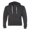 J. America Mens Triblend Fleece Hooded Sweatshirt, 3XL, Black Triblend view 1