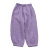 Toddler Casual Long Pants Trousers Summer Fall Kids Baby Boy Girl Cotton Linen Bloomer Elastic Basic Harem Pants Joggers 1-8T (Purple,2-3T,US,Age,2 Years,3 Years,Toddler) view 1