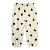 Easygou Toddler Casual Long Pants Trousers Summer Fall Kids Baby Boy Girl Cotton Linen Bloomer Elastic Basic Harem Pants Joggers 1-8T (Z# Black Heart,5-6 Years,US,Age,5 Years,6 Years,Little Kid) view 1