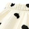 Easygou Toddler Casual Long Pants Trousers Summer Fall Kids Baby Boy Girl Cotton Linen Bloomer Elastic Basic Harem Pants Joggers 1-8T (Z# Black Heart,5-6 Years,US,Age,5 Years,6 Years,Little Kid) view 2