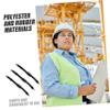 SOLUSTRE 15pcs Adjustable Helmet Chin Straps for Hard Hats Chin Protector Belt Comfortable Liner Straps view 3