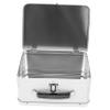 FELTECHELECTR Vintage Metal Lockable Storage Box Multi-use Desktop Organizer for Jewelry Documents and Items Elegant with Smooth Finish for view 1