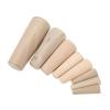 10PCS Soft Wood Plugs, Easy Installation Emergency Wooden Plug, Marine Tapered Thru Hull, Wooden Hole Plugs, Emergency Soft Wood Plugs Set for Marine, Yacht, Boat view 1