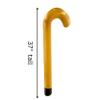 4E's Novelty Old Man Inflatable Cane - Blow Up Cane Walking Stick Crutch, Old Man Lady 100 Day of School Costume Kids Accessories, Senior Retirement Old Age Party Decorations view 3