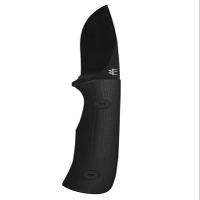 Williams Knife Co. Bird Knife | Surgical-Size M390 Steel Blade | Teardrop Point | Sturdy G-10 Handle | Perfect for Bird Hunting and Everyday Cutting Tasks Black