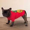 Cute Pineapple Dog Polo Shirt - Fruit Design Gift - Dog Owner Present - Blue, S view 2