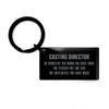 Casting Director Gifts, Casting Director Retirement Gifts for Women or Men Casting Director Black Keychain Present, Thank You Casting Director Retirement Appreciation Gifts for Casting Director Be view 1