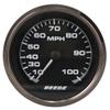 Beede Boat Speedometer Gauge 960491 | 3 1/4 Inch Pewter Black view 1