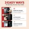 Hidden Car Headrest Safe with Companion Headrest, Biometric Access view 4