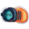 Skechers Kids Skechers Meteor-Lights-KRENDO Sneaker, Navy/Orange, 5 Toddler view 3