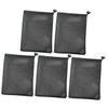 Sosoport 5pcs Durable Polyester Drawstring Mesh Bag for Golf Balls Toys Laundry Large Capacity Wear-resistant Storage Easy to Clean and Ventilated Design view 1