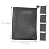 Sosoport 5pcs Durable Polyester Drawstring Mesh Bag for Golf Balls Toys Laundry Large Capacity Wear-resistant Storage Easy to Clean and Ventilated Design view 2