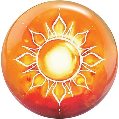 Bowlerstore Products Brunswick Sun and Moon Viz-A-Ball PRE-DRILLED Bowling Ball 12lbs