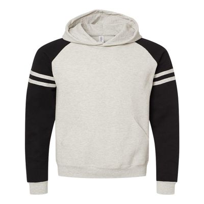 Jerzees Mens Nublend Varsity Colorblocked Raglan Hooded Sweatshirt, 3XL