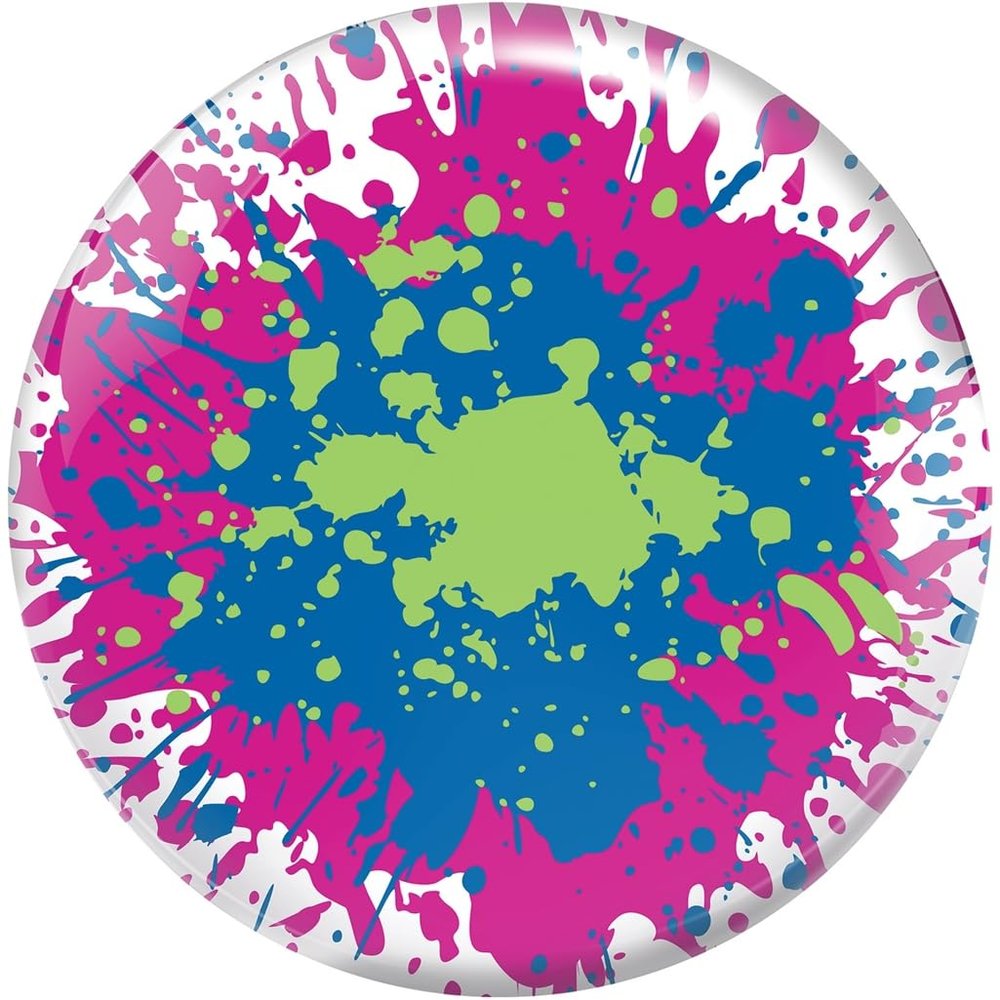 Brunswick Paint Splatter Viz-A-Ball PRE-DRILLED Bowling Ball 14lbs