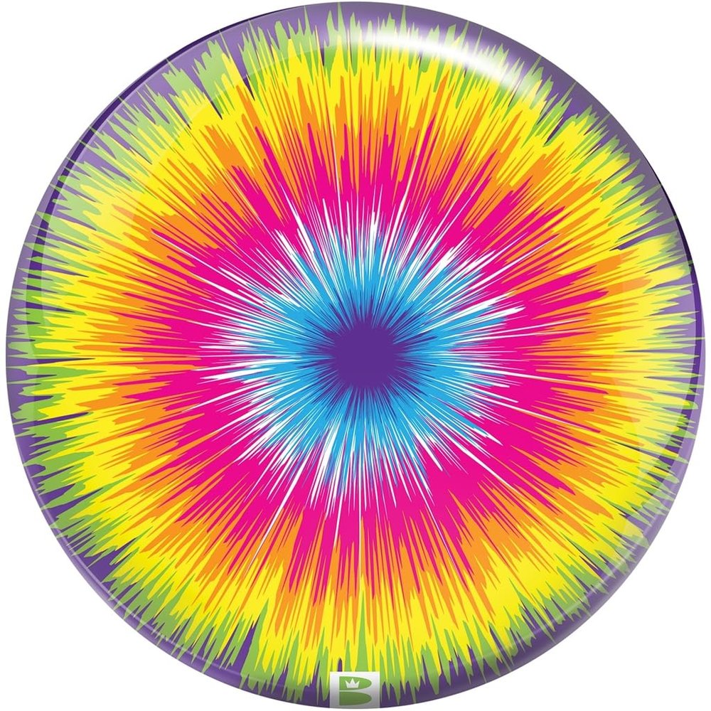 Bowlerstore Products Brunswick Tie-Dye Burst Viz-A-Ball PRE-DRILLED Bowling Ball 13lbs