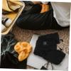 Xmas Electric Heated Socks 1 Set Soft Fabric Black Warm Winter Hiking view 2