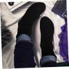 Xmas Electric Heated Socks 1 Set Soft Fabric Black Warm Winter Hiking view 3
