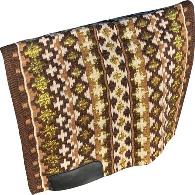 Western Horse Saddle Pad Blanket Show Ranch Pad Custom Handmade New Zealand Wool Oversized 34" x 42" | 34" x 40" | 34" x 38" ME-WSP-068 (34" x 40")