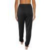Canbebig Womens Jogger Pants 2023 Soft Casual Drawstring Tie Elastic Waist Loose Jogging Trousers Solid Sweatpants with Pockets Black view 4