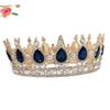 FRCOLOR Bride Crown Wedding Headdress Elegant Rhinestone Headwear for Women for Weddings Special Parties and Proms Golden and Dark view 4