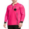 FitsT4 Sports Men's Pro Soccer Referee Jersey Long Sleeve Ref Shirt Fluorescent Pink Medium view 2