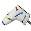 ROYMADE Golf Blade Putter Cover Premium Golf Putter Headcover Missile Design PU Leather Golf T Putter Head Cover (for White Putter 1pc) view 4