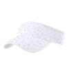 BOLLEY JOSS Bling Rhinestone Sun Visor for Women Adjustable Summer Visor Ponytail Hat Women Open Top Sun Hat Sport Golf Cap view 4