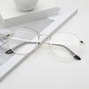 Pro Acme Fashion Round Glasses Metal Clear Lens Frame Vintage Circle Fake Large Unisex Eyeglasses 53MM (N-Gold) view 2