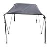 TOTITOM Boat Umbrella, Boat Shade Canopy, Aluminum Alloy Rod 210D Coated Oxford Cloth Sunshade for Inflatable Dinghy Canoe Kayak Boat view 1