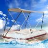 TOTITOM Boat Umbrella, Boat Shade Canopy, Aluminum Alloy Rod 210D Coated Oxford Cloth Sunshade for Inflatable Dinghy Canoe Kayak Boat view 2