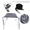 TOTITOM Boat Umbrella, Boat Shade Canopy, Aluminum Alloy Rod 210D Coated Oxford Cloth Sunshade for Inflatable Dinghy Canoe Kayak Boat view 4
