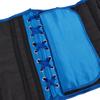 Hengzhifeng Women's Gothic Classic Satin Lace Up Boned Underbust Corsets Bustiers Top (XX-Large,Lake Blue) view 4